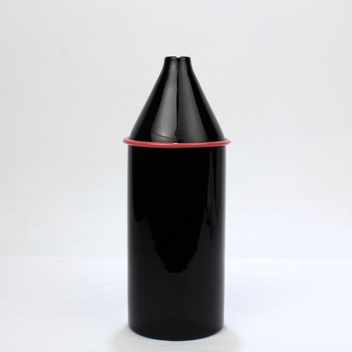Vaso vetro murano nero - vetro,
